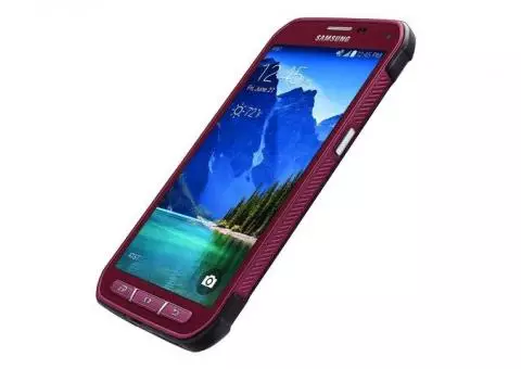 At&t Unlocked Samsung Galaxy S5 Active Near Mint (RUBY RED)